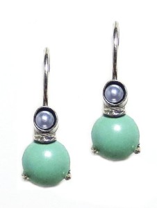 Chrysolite earrings