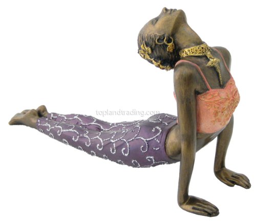 Yoga Lady Cobra Statue Pose Figurine